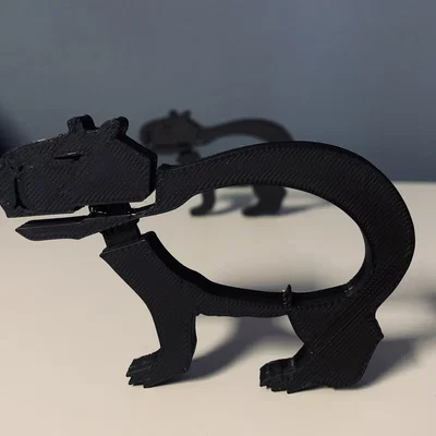 Kẹp miệng túi hình Capybara in 3D - Phụ kiện nhà bếp cực xinh