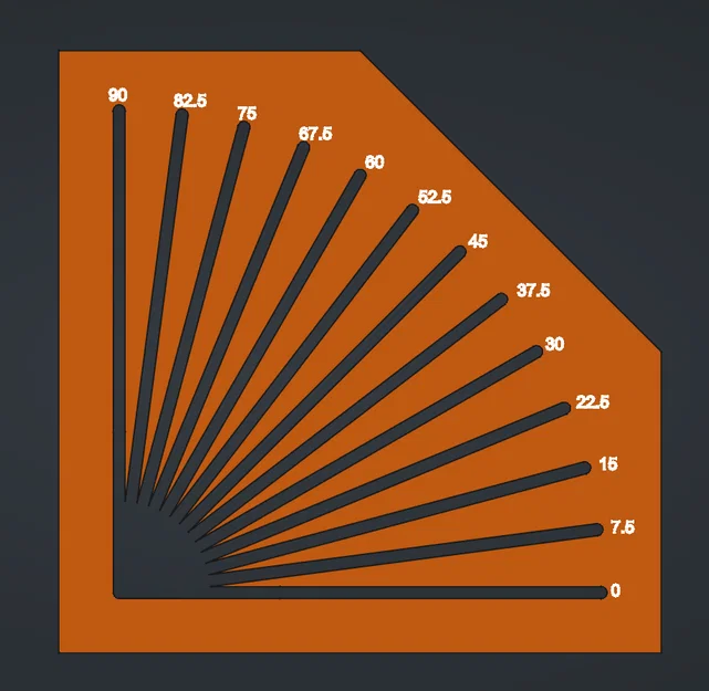 Stencil Góc (bội số 7,5°) - Image 1