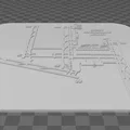 Mô hình 3D bản đồ sân bay Dulles (IAD) tinh xảo - Thumbnail 1