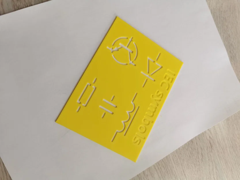 Thước vẽ ký hiệu điện tử chuẩn IEC (Template vẽ mạch điện) - Image 1