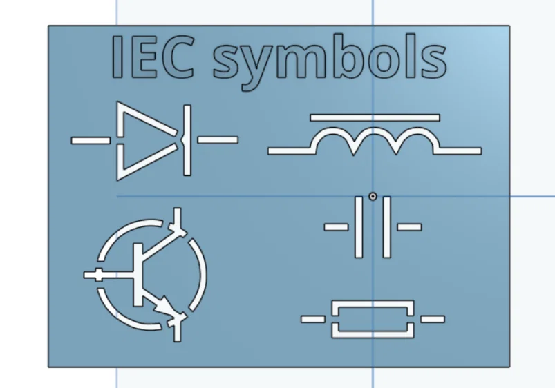 Thước vẽ ký hiệu điện tử chuẩn IEC (Template vẽ mạch điện) - Image 12