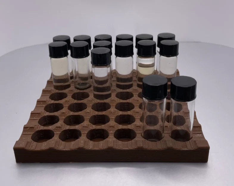 Khay Đựng Lọ Thí Nghiệm, Lọ Chiết Mỹ Phẩm 15x45mm (Vial Holder) - Image 1