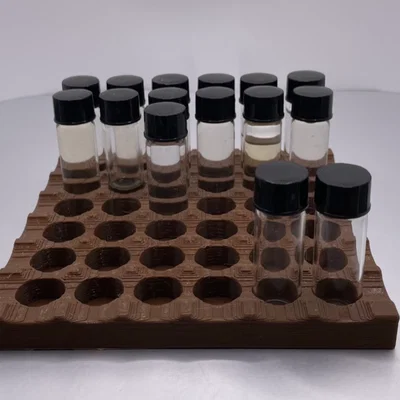 Khay Đựng Lọ Thí Nghiệm, Lọ Chiết Mỹ Phẩm 15x45mm (Vial Holder)