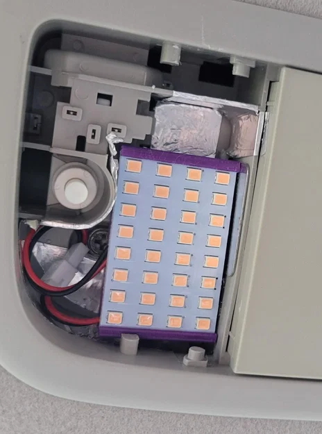 Ngàm giữ LED panel đèn trần overhead cho Honda Fit - Image 4
