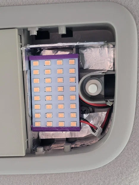 Ngàm giữ LED panel đèn trần overhead cho Honda Fit - Image 5