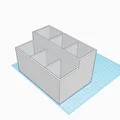 Khay Đựng Dụng Cụ Để Bàn (Basic Table Organizer) 6 Ngăn - Thumbnail 1