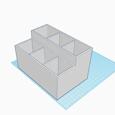 Khay Đựng Dụng Cụ Để Bàn (Basic Table Organizer) 6 Ngăn