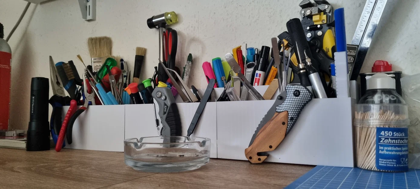 Khay Đựng Dụng Cụ Để Bàn (Basic Table Organizer) 6 Ngăn - Image 2