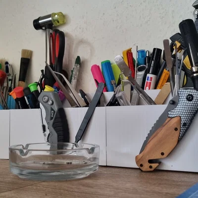 Khay Đựng Dụng Cụ Để Bàn (Basic Table Organizer) 6 Ngăn