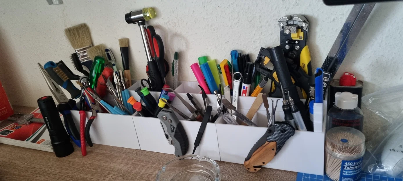 Khay Đựng Dụng Cụ Để Bàn (Basic Table Organizer) 6 Ngăn - Image 3