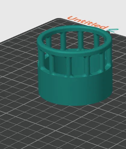 Mô hình máng chứa thức ăn 3D cho đồ chơi nông trại - Image 1