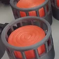 Mô hình máng chứa thức ăn 3D cho đồ chơi nông trại - Thumbnail 2