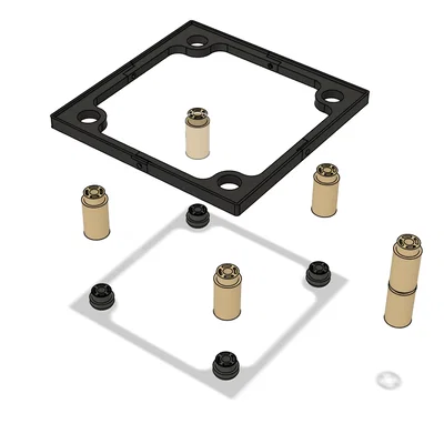 Đế IKEA EKET có chân (base with legs)