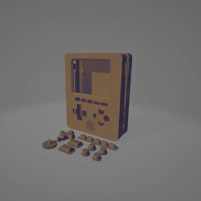 Raspberry Pi Retro Handheld – Vỏ máy (Case) in 3D