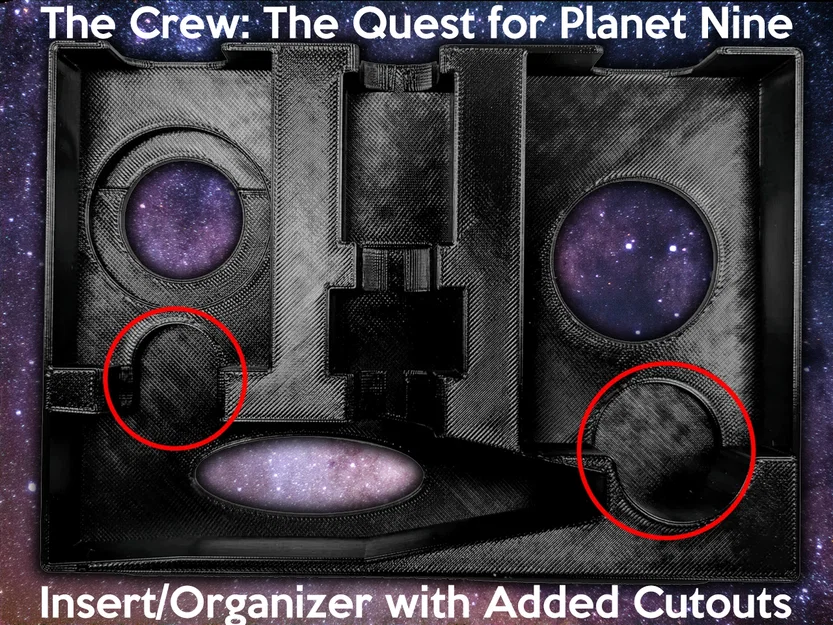 The Crew: The Quest for Planet Nine Insert/Organizer - Thêm Cutouts - Image 1