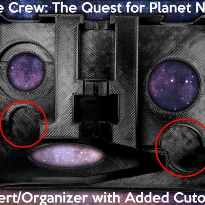 The Crew: The Quest for Planet Nine Insert/Organizer - Thêm Cutouts