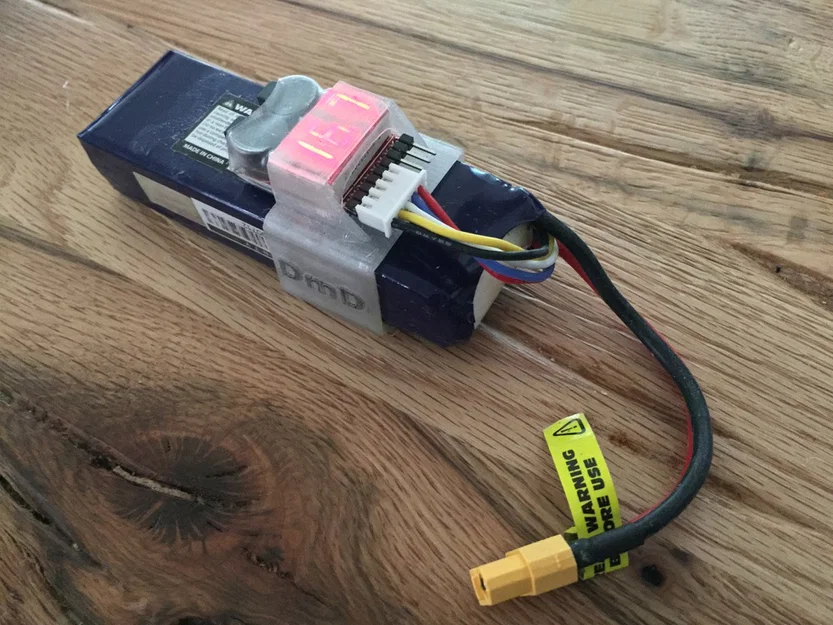 Giá đỡ còi báo điện áp thấp cho pin Lipo (Lipo battery low voltage alarm holder) - Image 6