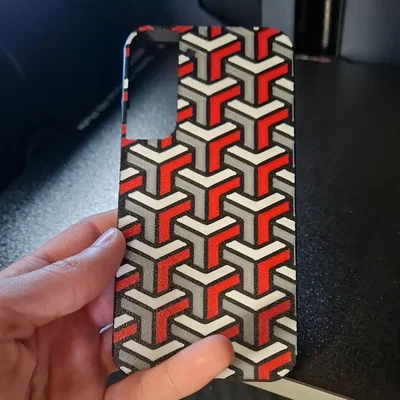 Ốp lưng Samsung Galaxy S22 họa tiết Goyard in 3D cá tính