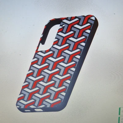 Ốp lưng Samsung Galaxy S22 họa tiết Goyard in 3D cá tính