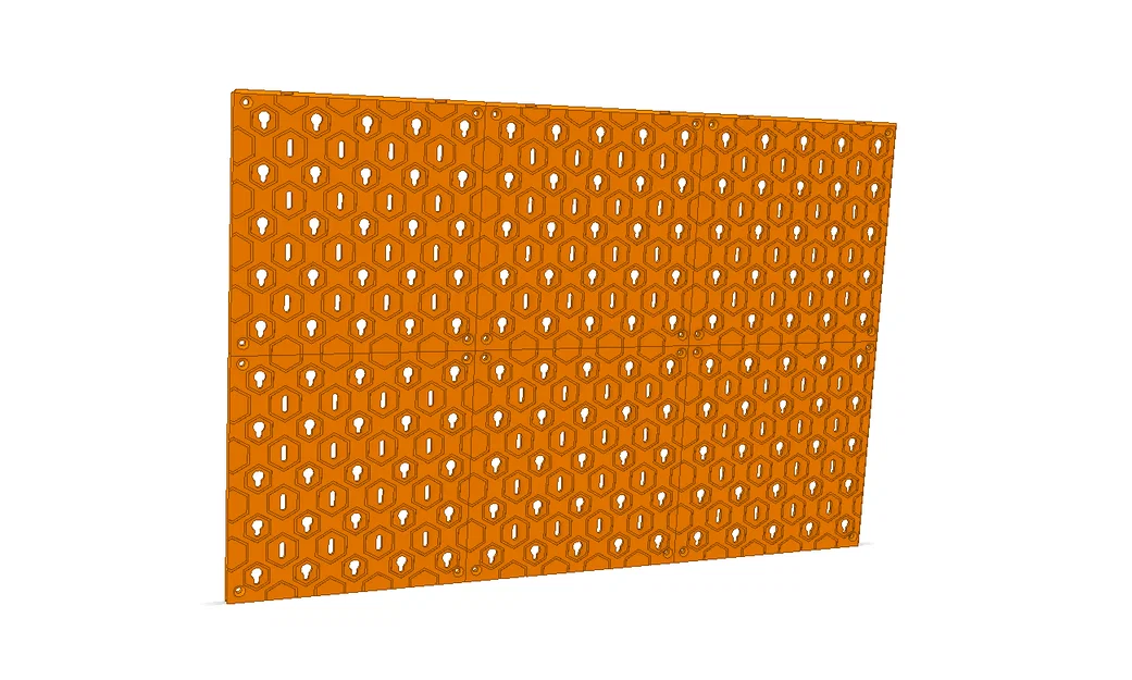 Bảng treo dụng cụ Modular Wall Organizer 34x34mm tùy biến không gian - Image 2