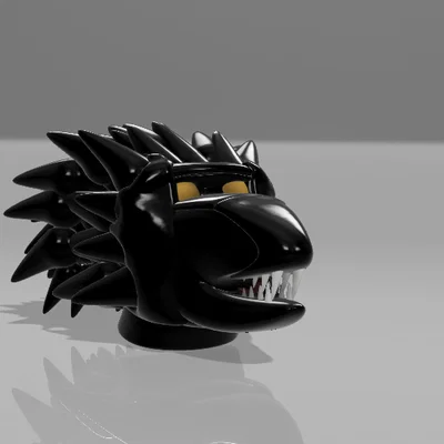 Mô hình đầu rồng 3D nghệ thuật độc đáo cho người yêu sưu tầm