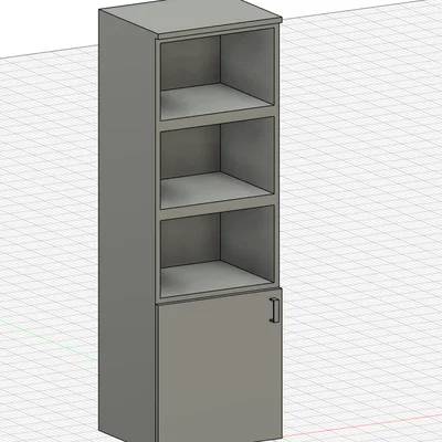 Mô hình kệ sách 3D thu nhỏ đa năng cho không gian trang trí