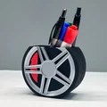 Phụ kiện để bàn Bánh Xe Ô Tô in 3D (3D Printable Car Wheel Desktop Accessory) - Thumbnail 2