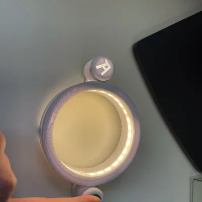 A_RingLight – Đèn LED DIY đánh giá chai mẫu trong lab