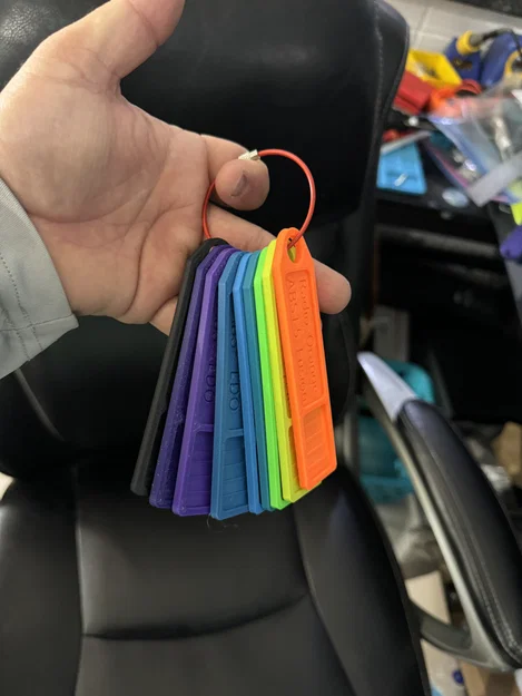 Thẻ Mẫu Màu Filament (Filament Swatch) Tiện Lợi Cho Máy In 3D - Image 2