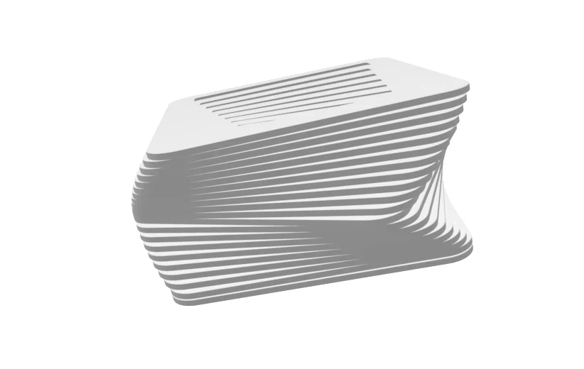 Hộp đựng đồ văn phòng xoắn ốc in 3D (Spiral Small Box) - Image 1