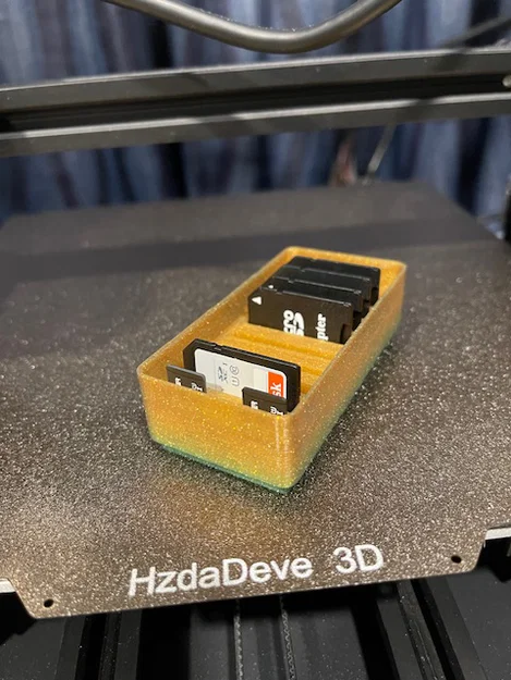 Khay lưu trữ thẻ nhớ SD và Micro SD chuẩn Gridfinity tiện dụng - Image 1