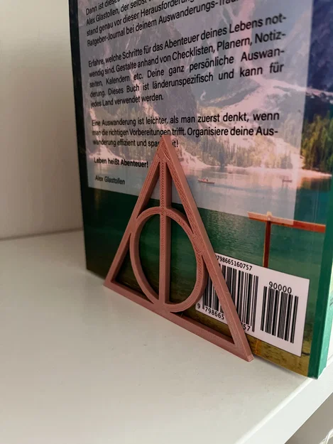 Mô hình kệ giữ sách Harry Potter - Bảo bối Tử thần (Deathly Hallows) - Image 1
