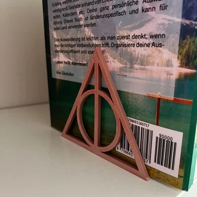 Mô hình kệ giữ sách Harry Potter - Bảo bối Tử thần (Deathly Hallows)