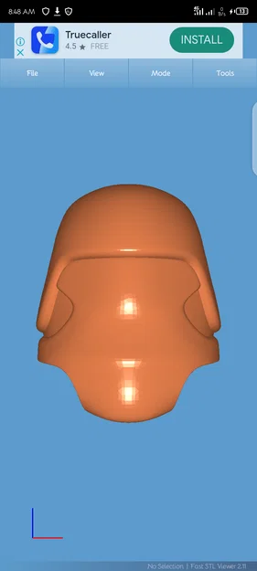 Mẫu mũ bảo hiểm 3D cho mô hình nhân vật kiểu Lego - Image 1