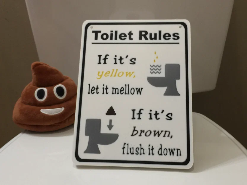 Toilet Rules – Bảng Nội Quy Nhà Vệ Sinh - Image 5