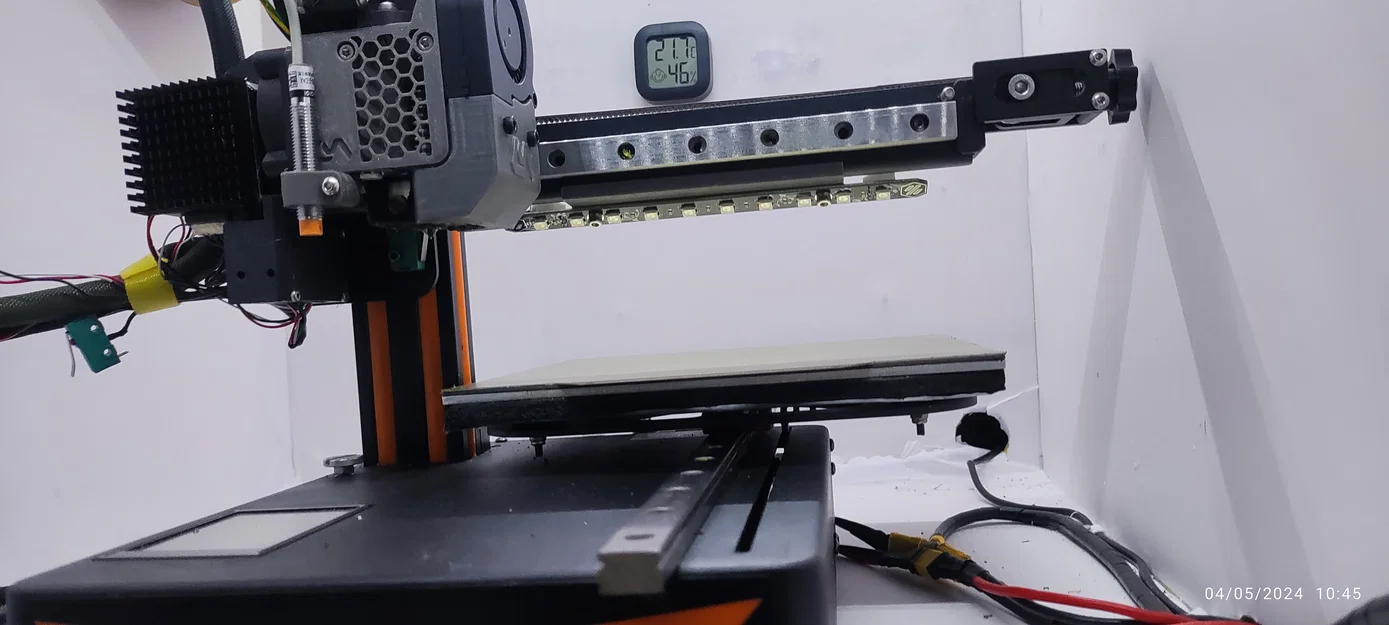 Giá đỡ thanh đèn LED cho máy in Voron V0 và Kingroon KP3S chắc chắn - Image 1