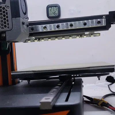 Giá đỡ thanh đèn LED cho máy in Voron V0 và Kingroon KP3S chắc chắn