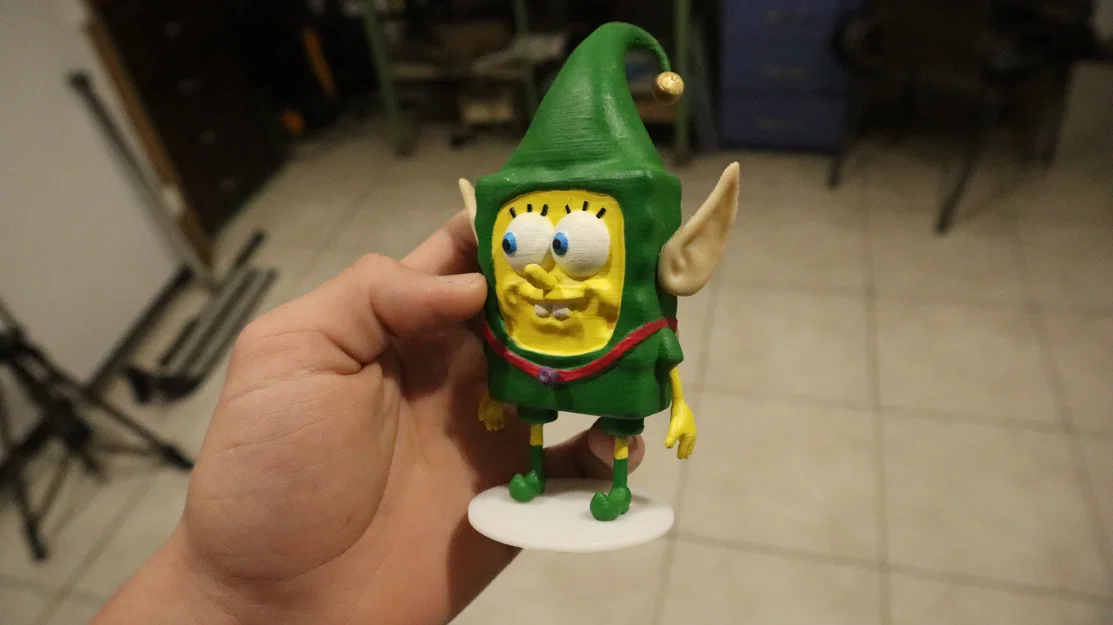 Elf Spongebob – In Theo Từng Phần (Print in Parts) - Image 2