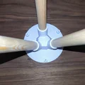 Bàn phụ (Side table) 3 chân tuỳ chỉnh - Thumbnail 2