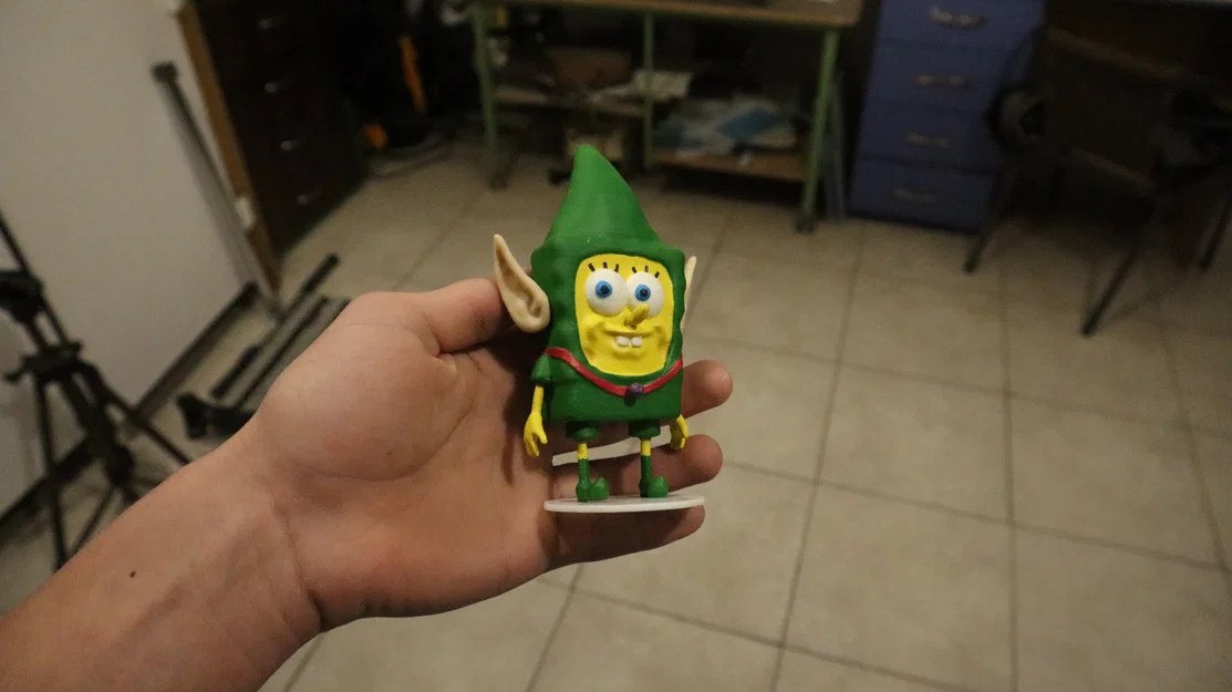 Elf Spongebob – In Theo Từng Phần (Print in Parts) - Image 3