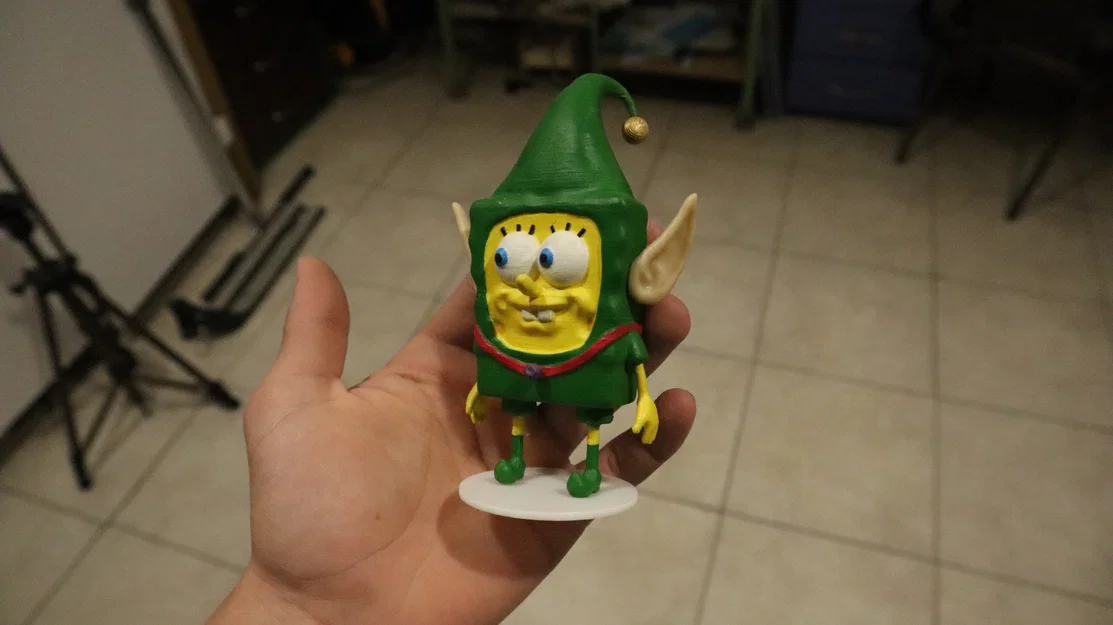 Elf Spongebob – In Theo Từng Phần (Print in Parts) - Image 5