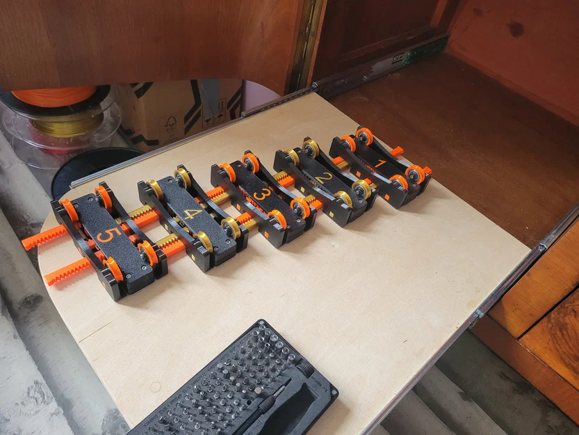 Testudor Adjustable Spool Holder xếp sát, stack chặt cho MMU - Image 4