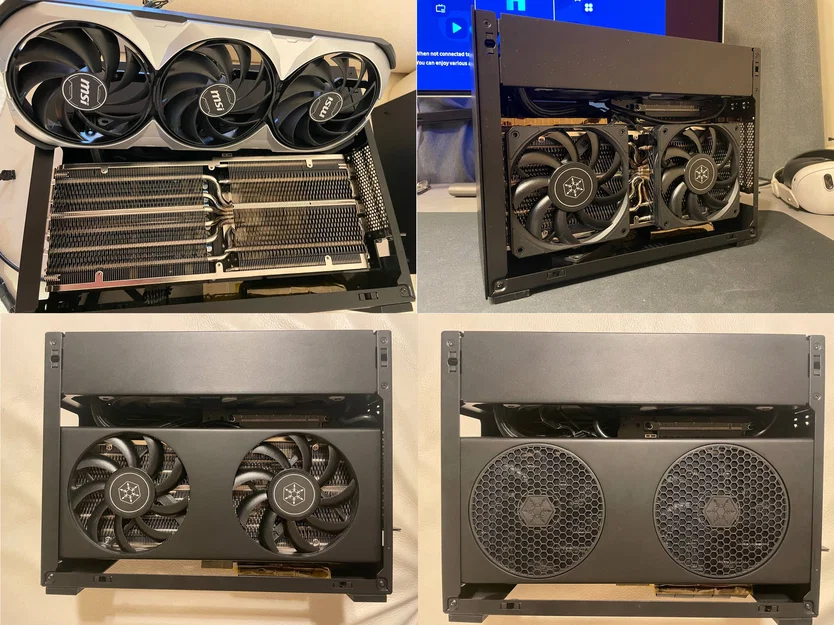 Khung tản nhiệt 3D cho card MSI 4080 Super Ventus (Hỗ trợ quạt 120mm) - Image 2
