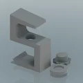 Đế móc treo tai nghe dưới bàn dạng parametric, có/không kẹp dây - Thumbnail 1