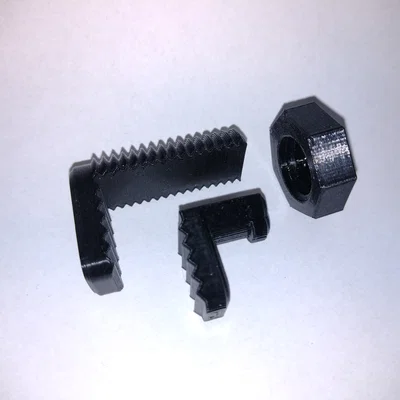 Ê-tô vít liền khối – dễ in (Integrated screw vice - easy print)