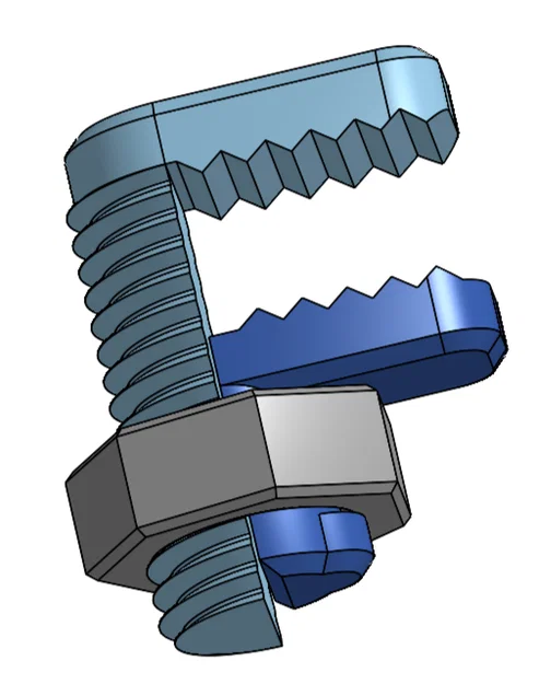 Ê-tô vít liền khối – dễ in (Integrated screw vice - easy print) - Image 7