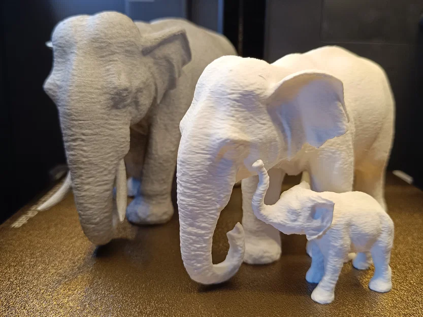 Mô hình chú voi con (Elephant Baby) in 3D dễ thương - Image 3