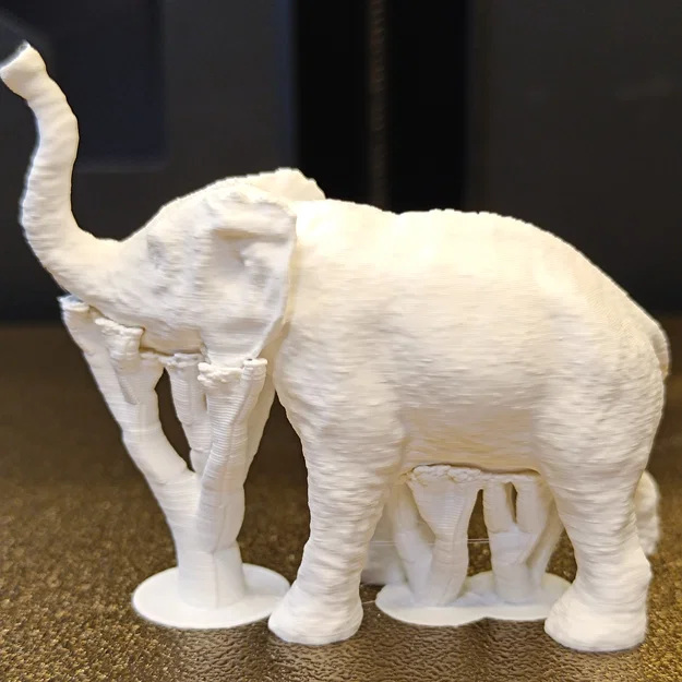 Mô hình chú voi con (Elephant Baby) in 3D dễ thương - Image 4