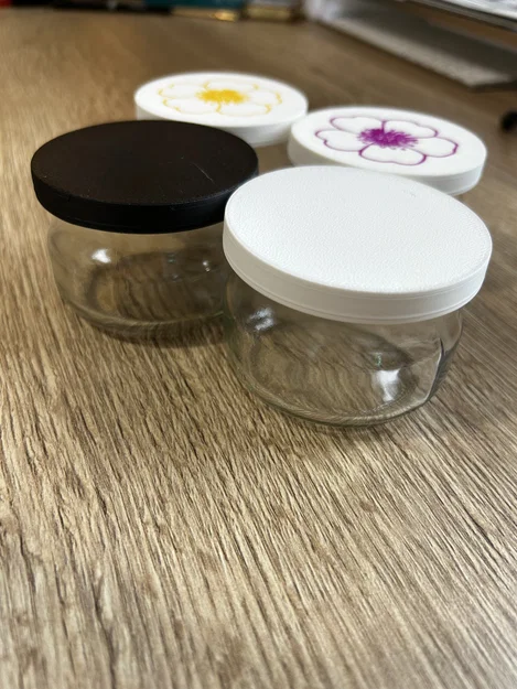 Nắp đậy 3D cho hũ thủy tinh sữa chua Délisse - Giải pháp tái chế thông minh - Image 1