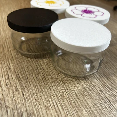 Nắp đậy 3D cho hũ thủy tinh sữa chua Délisse - Giải pháp tái chế thông minh